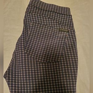 Sanctuary Blue Cream Plaid Leggings